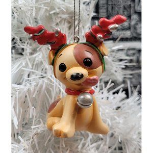Reindeer Dog Christmas Ornament